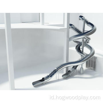 Slide Stainless Steel di Taman Bermain